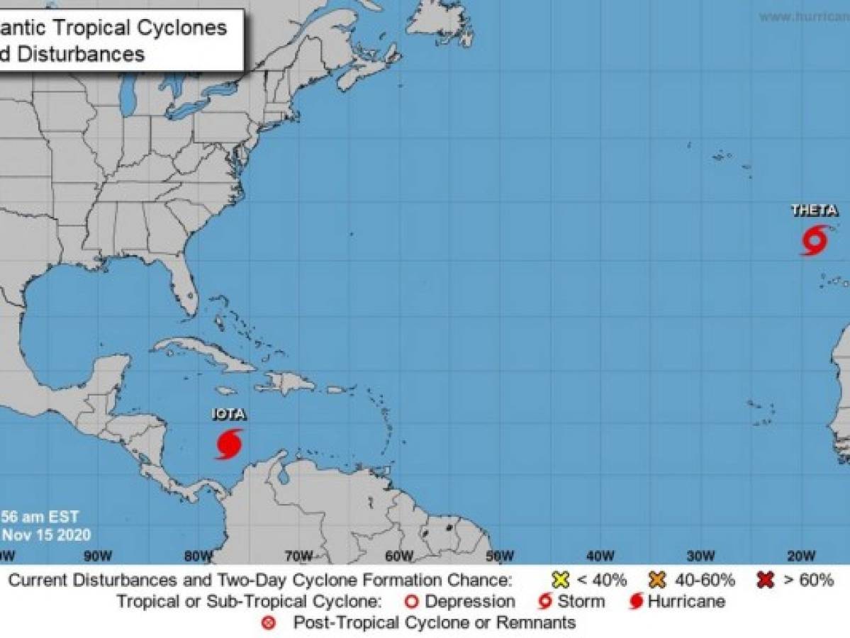 Iota se convierte en huracán y se prevé alcance categoría tres; Honduras alerta