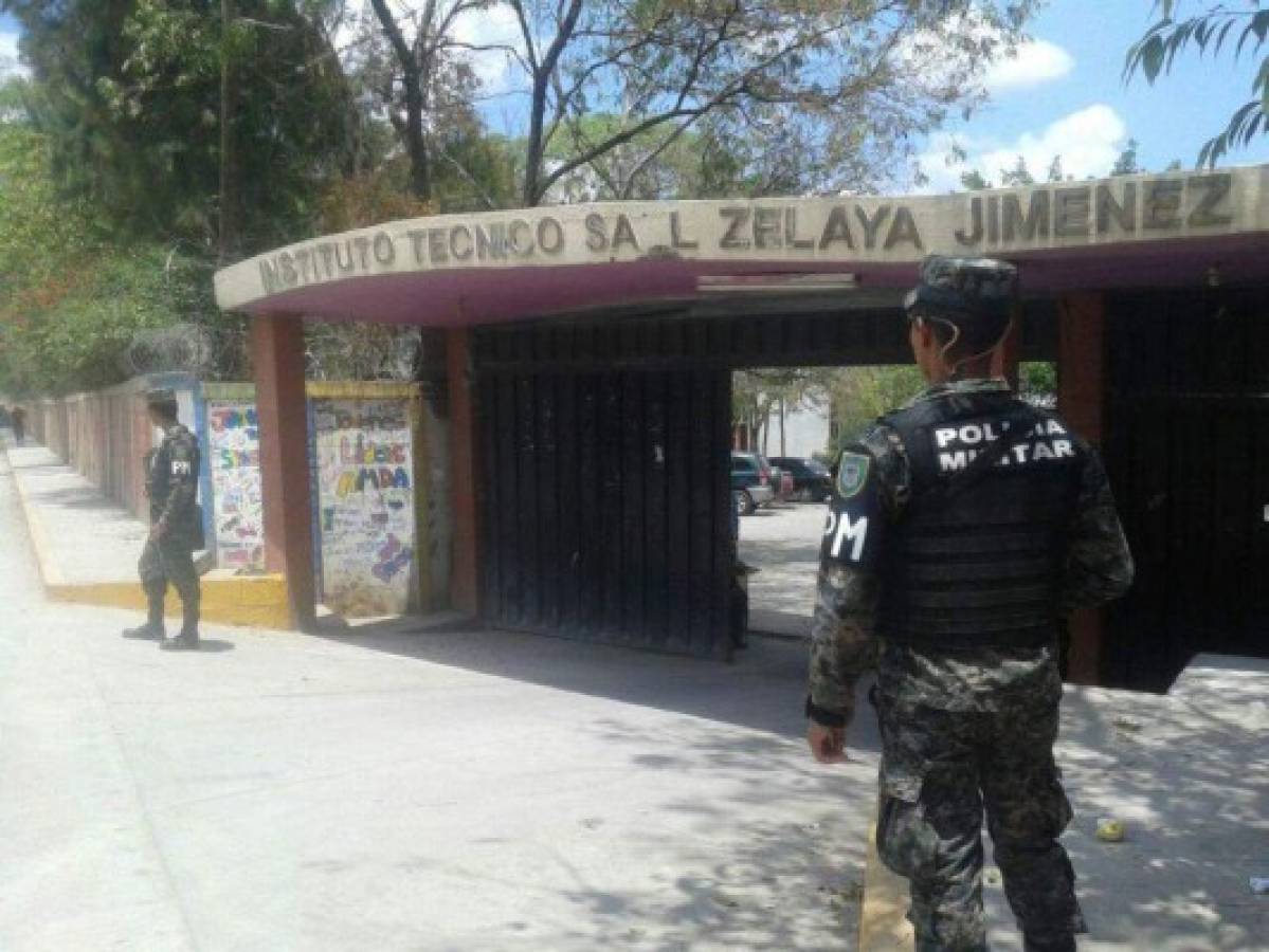 Honduras: Presencia militar permanente en instalaciones de dos colegios capitalinos