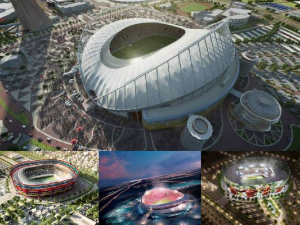 Así lucen los estadios que albergarán los partidos del Mundial de Qatar 2022