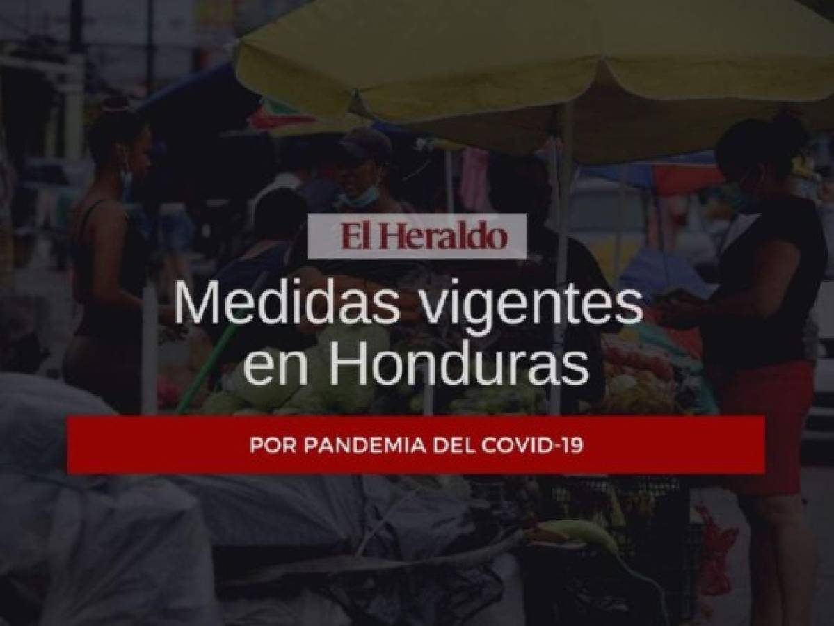 Estas son las medidas vigentes del 13 al 19 de julio en Honduras