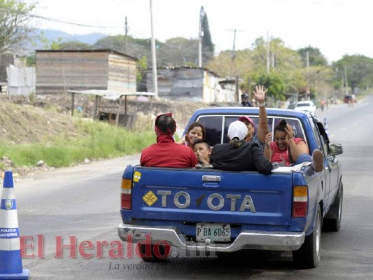 Veraneantes comienzan a regresar a la capital de Honduras