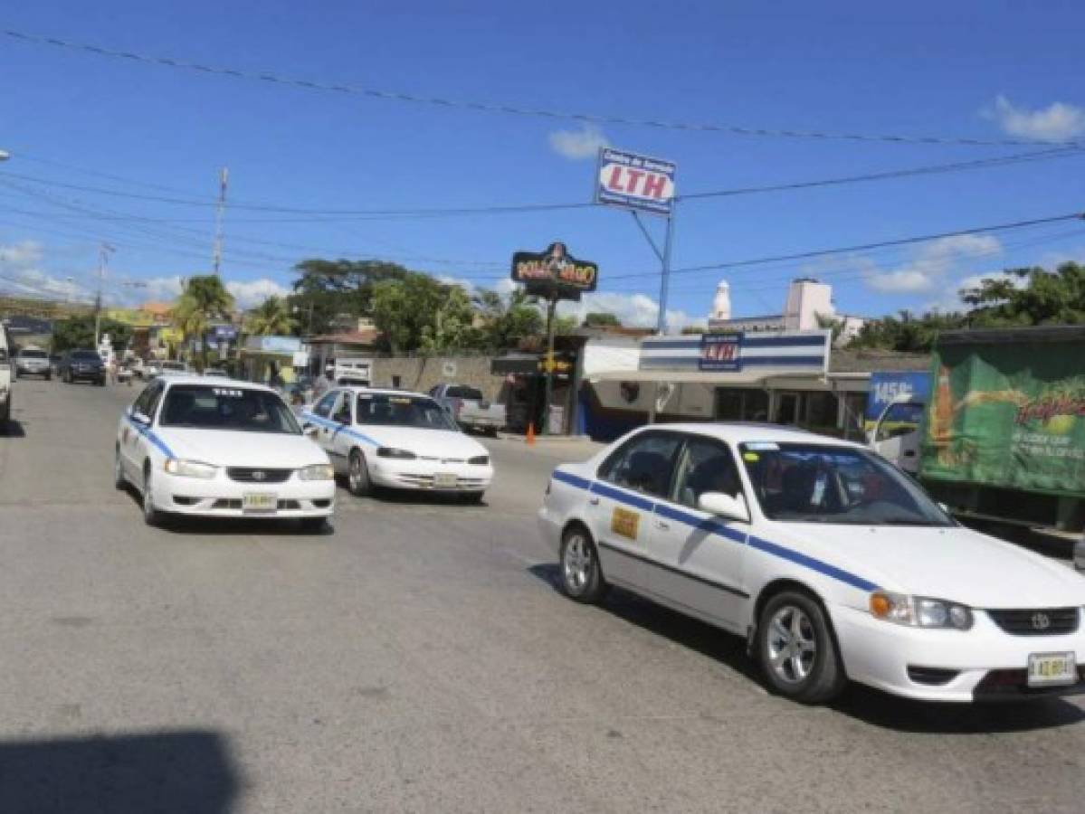 Pasaje en taxis de Comayagua aumenta cinco lempiras desde el 1 de septiembre