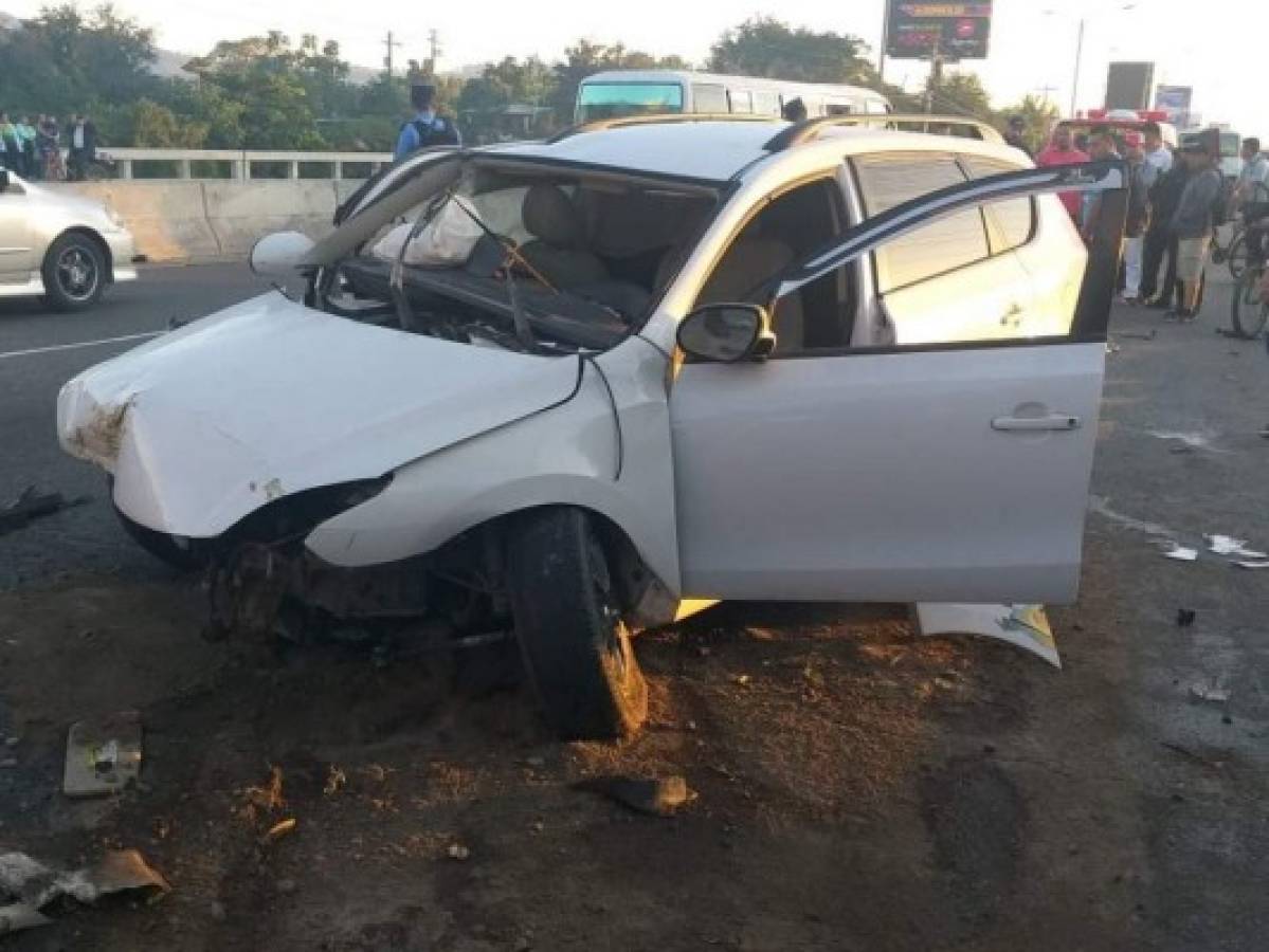 Una mujer muerta y tres heridos deja accidente de tránsito en San Pedro Sula