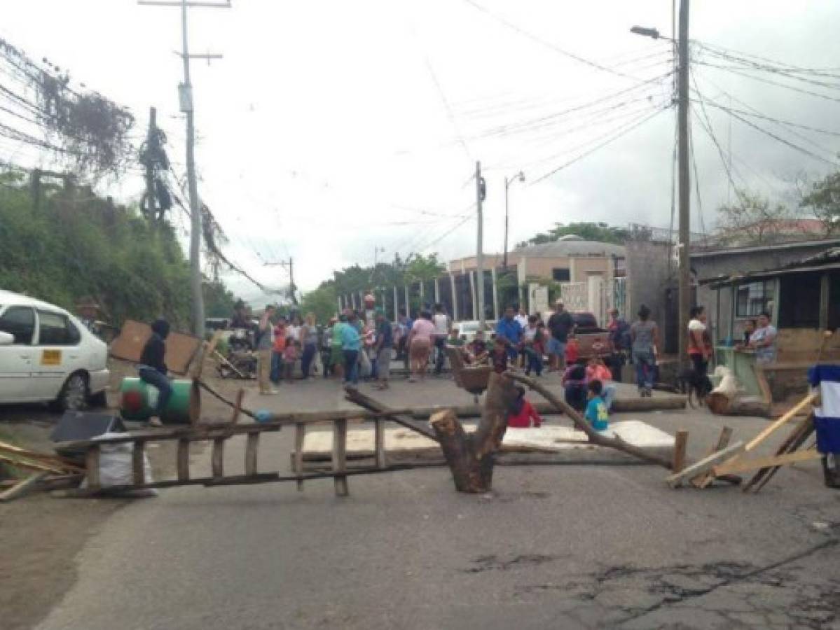 Calles de la capital de Honduras donde no hay paso vehicular