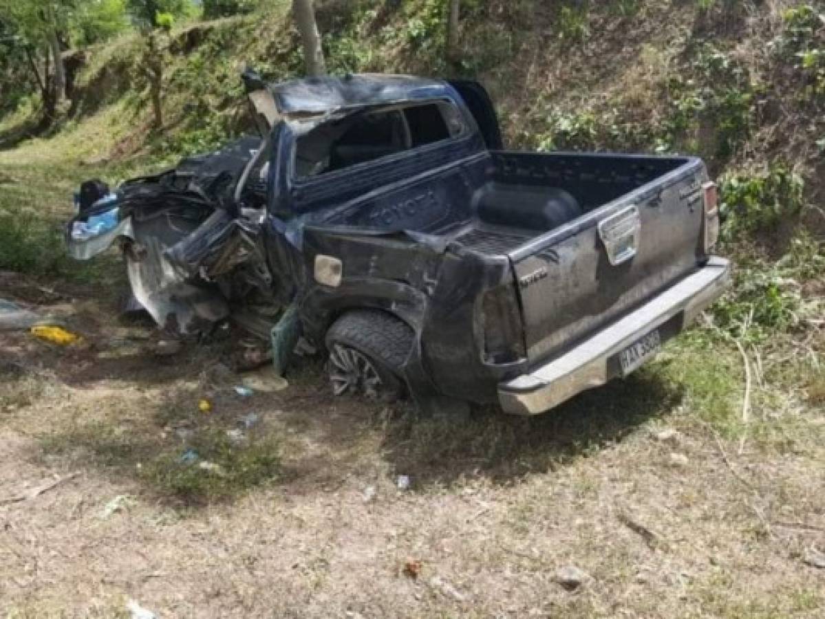 Siete personas heridas deja aparatoso accidente de carro en Olanchito, Yoro