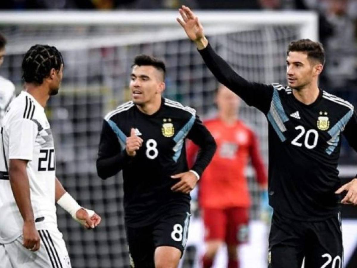 Argentina remonta y rescata empate 2-2 con Alemania