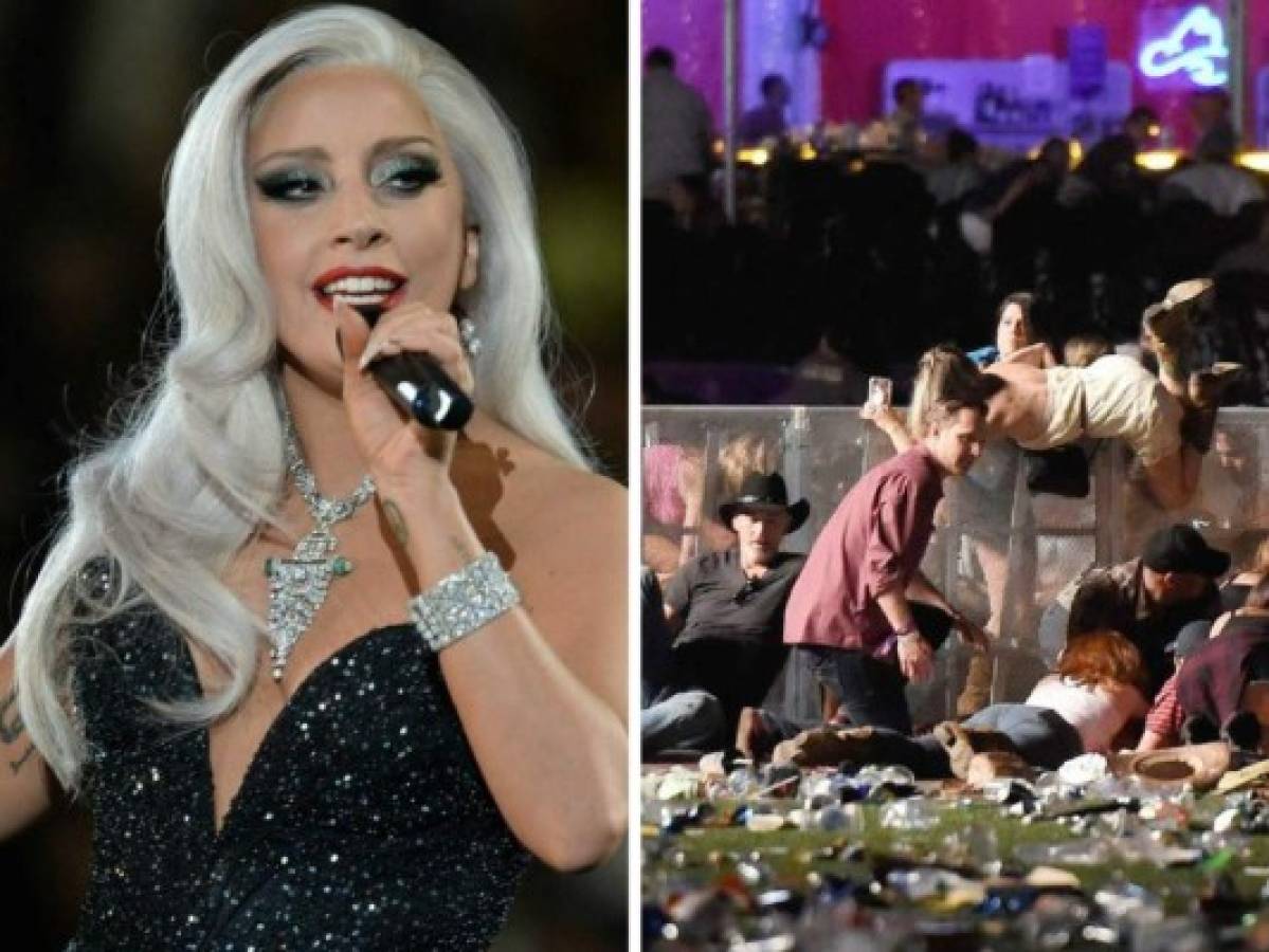 Artistas en shock, Lady Gaga pide control de armas tras matanza en Las Vegas