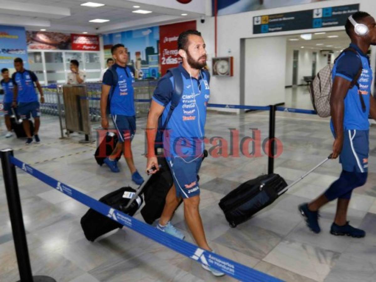 Selección de Honduras llegó consternada a San Pedro Sula pero con ganas de seguir luchando