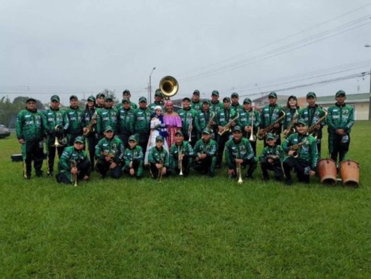 Chorotegas Latin Band está integrada por 50 jóvene originarios de Choluteca.