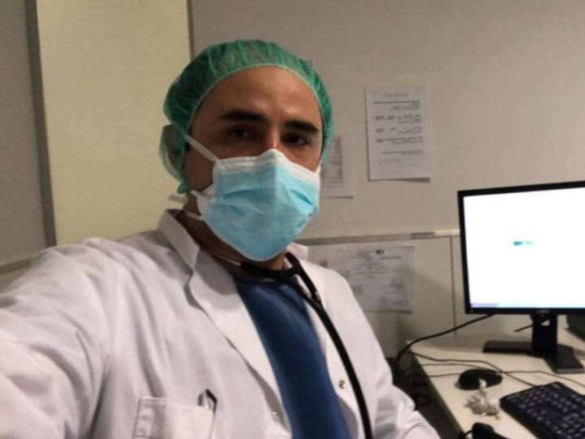 Médico hondureño combate el Covid-19 en Madrid: 'Son situaciones muy desgarradoras'