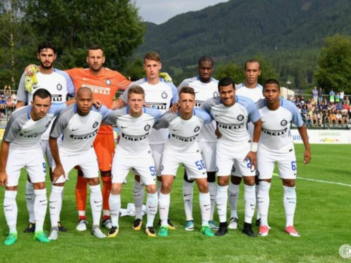 El primer equipo de Spalletti en el juego ante Wattens de Austria. Foto: Inter.it