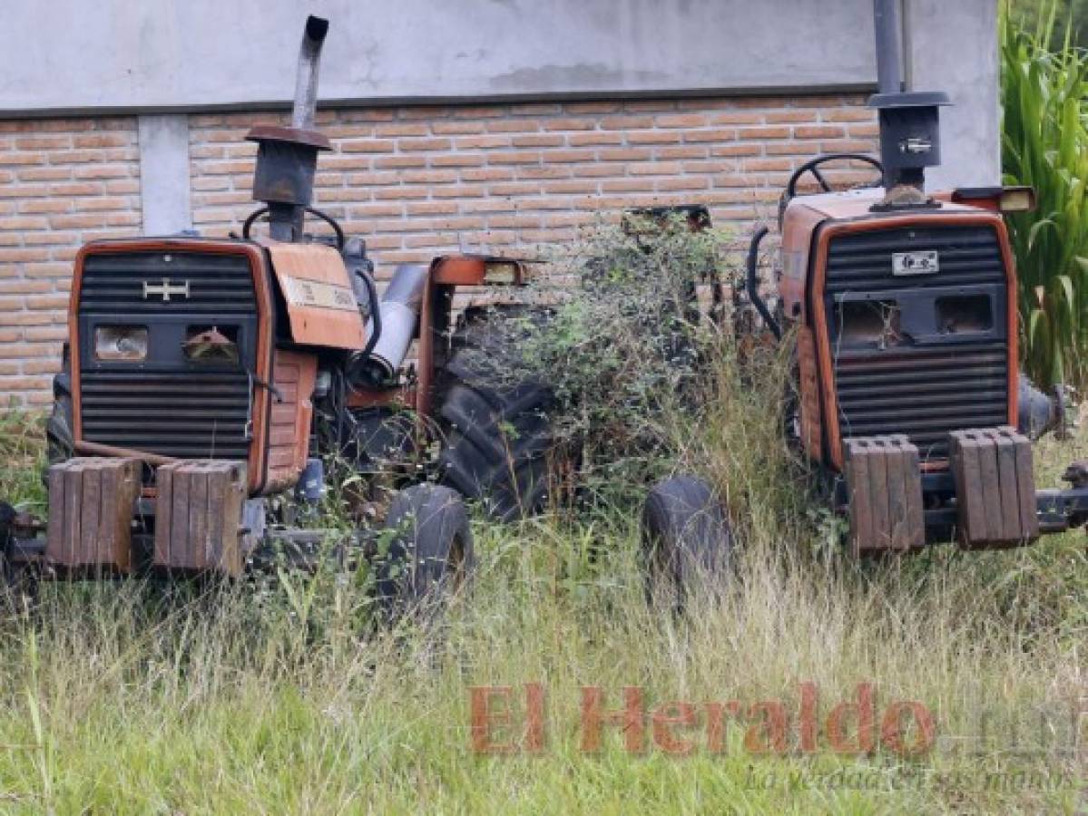 Nadie quiere saber nada de los tractores abandonados de la Alba