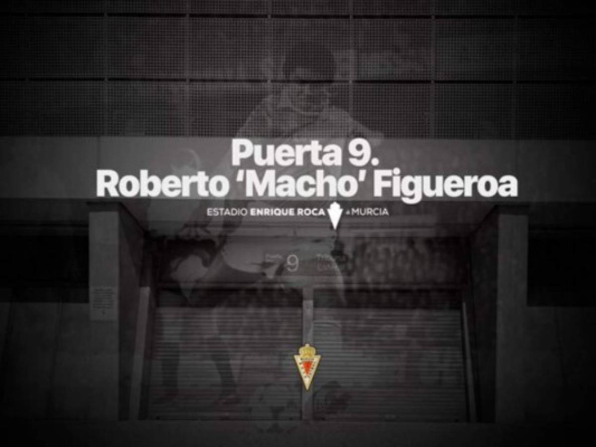 Real Murcia rinde homenaje a Roberto 'El Macho' Figueroa