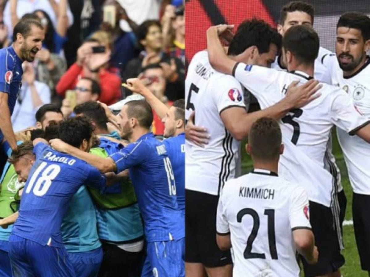 Alemania vs Italia: duelo de pesos pesados en la Euro 2016