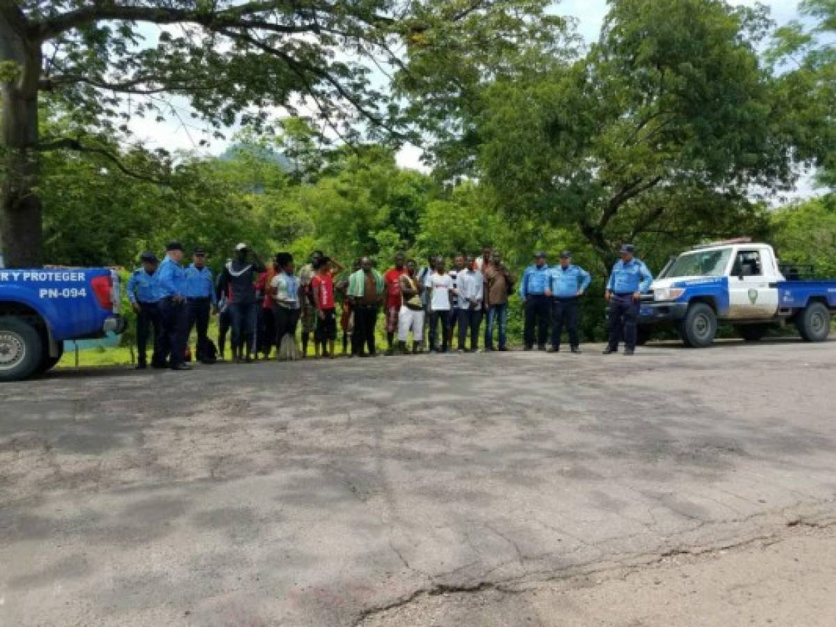 Al menos 21 extranjeros fueron detenidos al pretender ingresar a Honduras