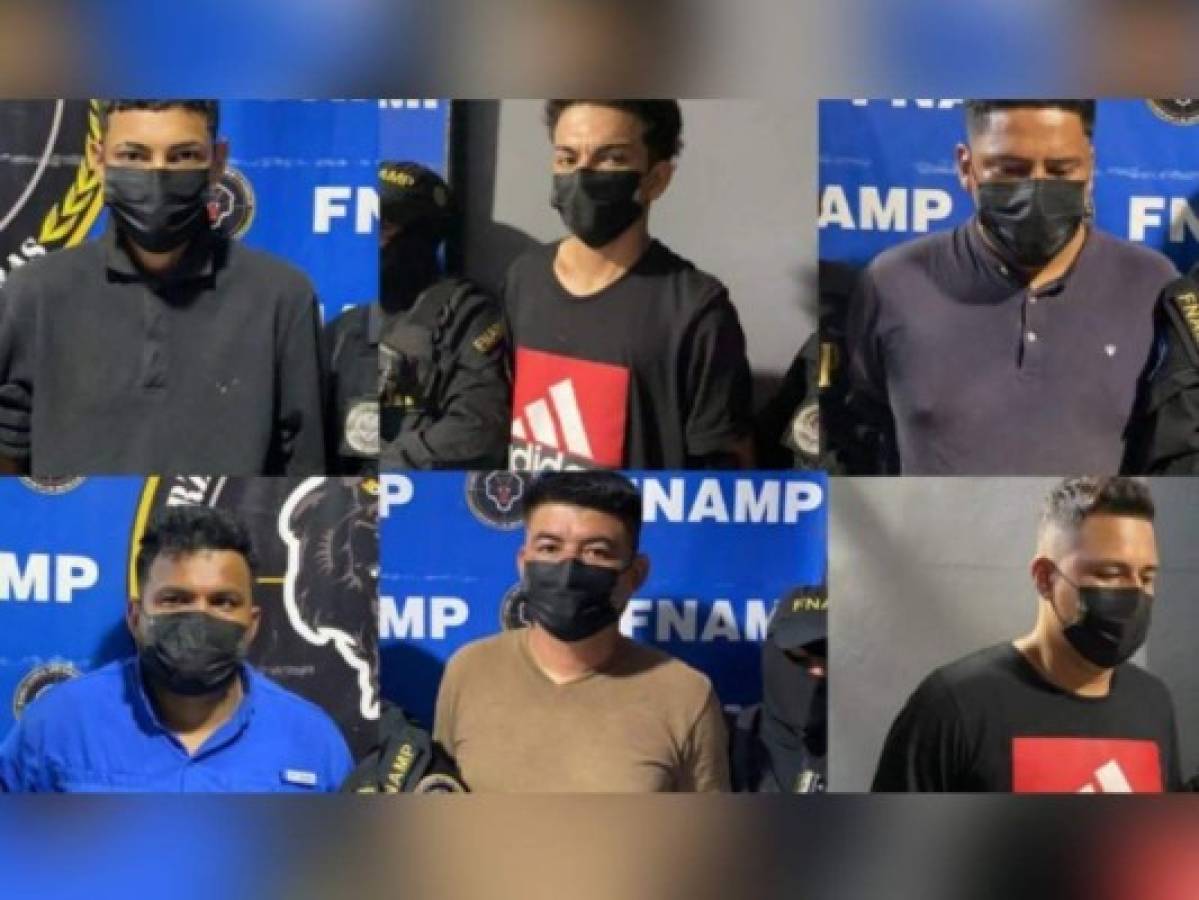 Caen seis supuestos integrantes de la banda 'Vatos Locos' en San Pedro Sula