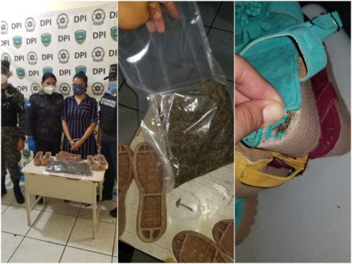 Pretendía ingresar droga oculta en sandalias a cárcel de Choluteca