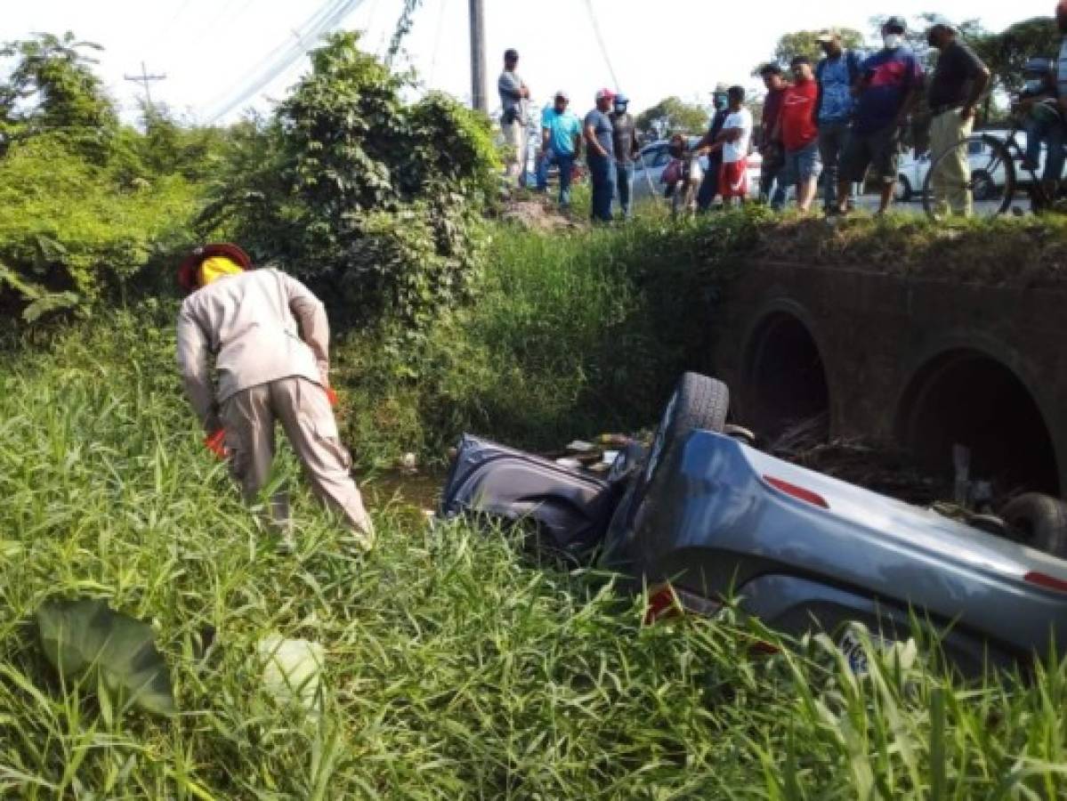 Un muerto y un herido deja fatal accidente en La Ceiba  