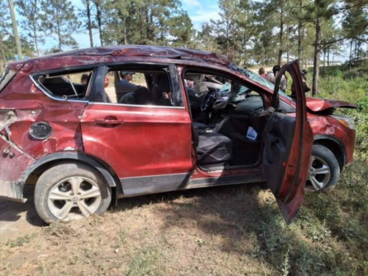 Olancho: Un muerto y al menos siete heridos en accidente de tránsito