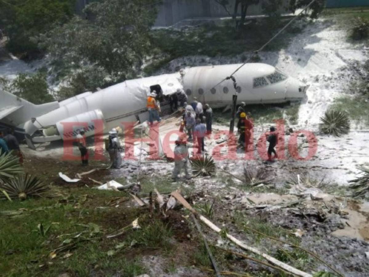 Cierran temporalmente Aeropuerto Toncontín por accidente aéreo