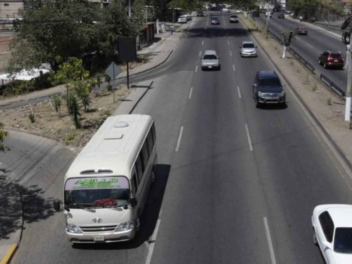 Mejora flujo vial en varias zonas de Tegucigalpa