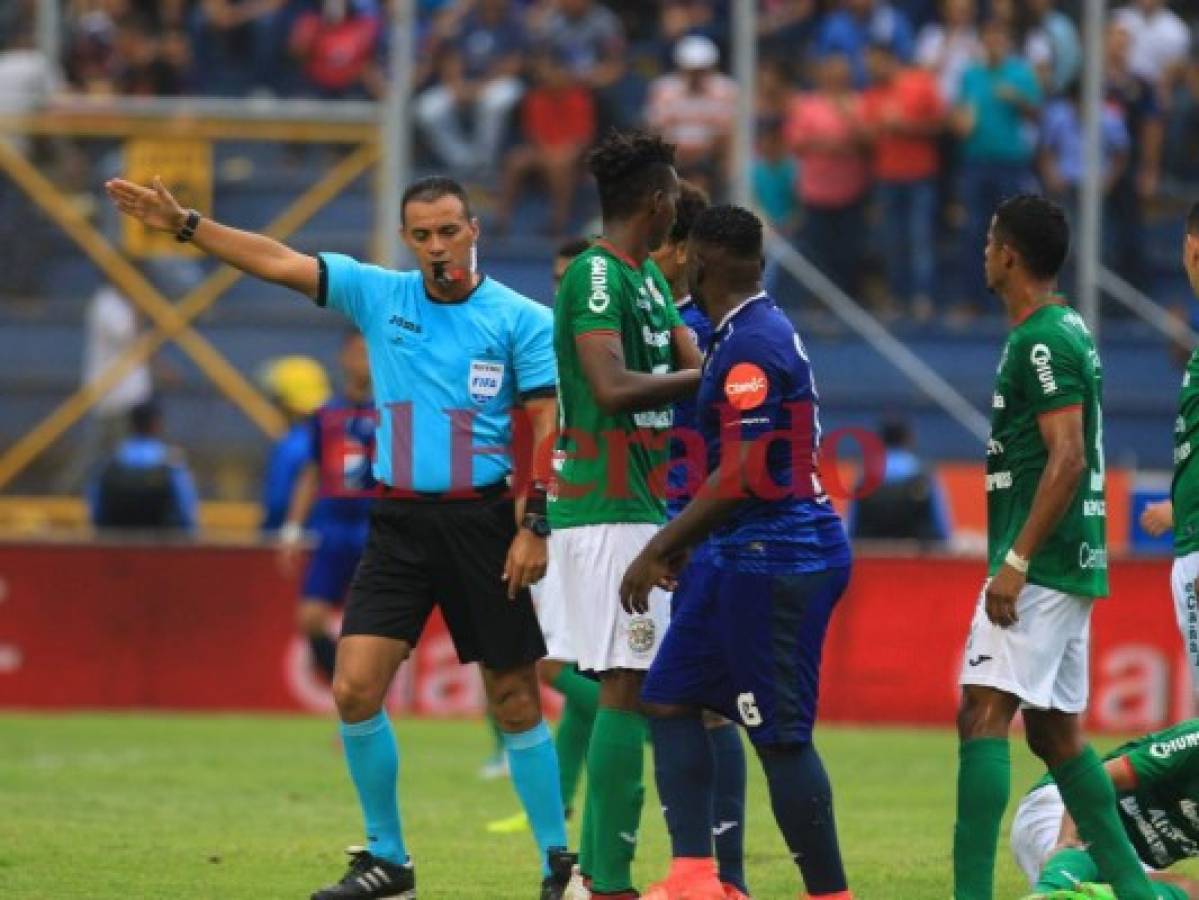 Confirman a Óscar Moncada como árbitro para la gran final Marathón vs Motagua en el Yankel