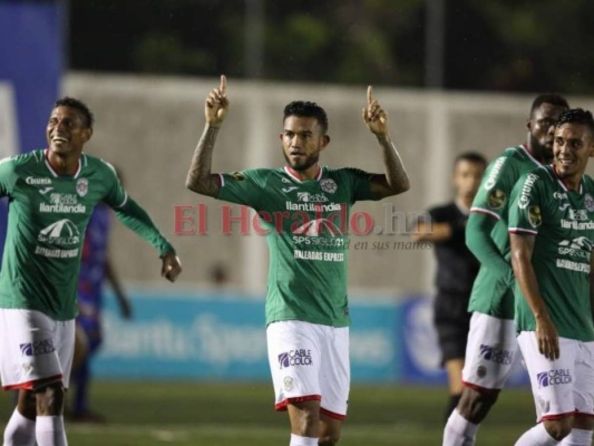 Con gol de Chino Discua Marathón venció 1-0 a los Lobos UPNFM
