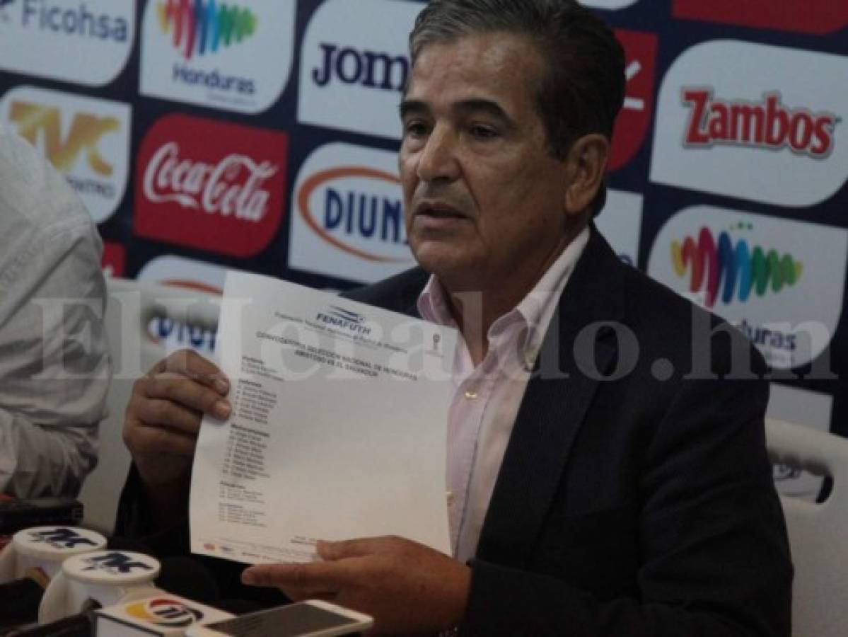 Jorge Luis Pinto revela lista de convocados previo a duelos eliminatorios de junio rumbo a Rusia 2018