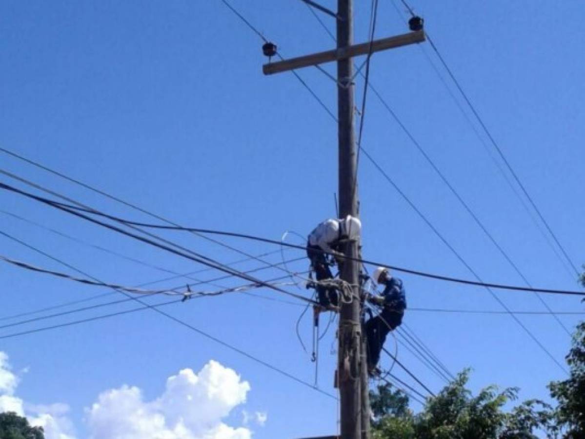 Listado de sectores que no tendrán energía eléctrica este jueves en Honduras