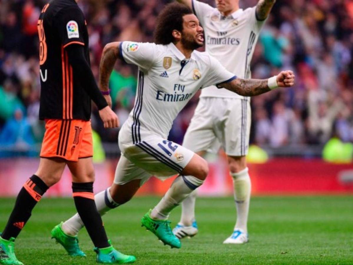 Marcelo permite al Real Madrid seguir en la lucha por el título