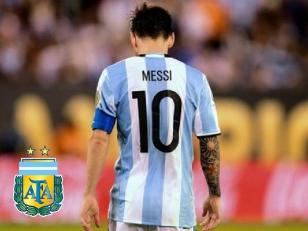 Leonel Messi, capitán de la selección Argentina se retira temporalmente de la albiceleste