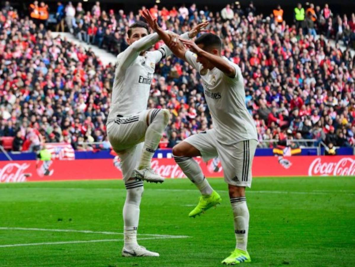 Real Madrid venció 3-1 al Atlético de Madrid con goles de Casemiro, Ramos y Bale