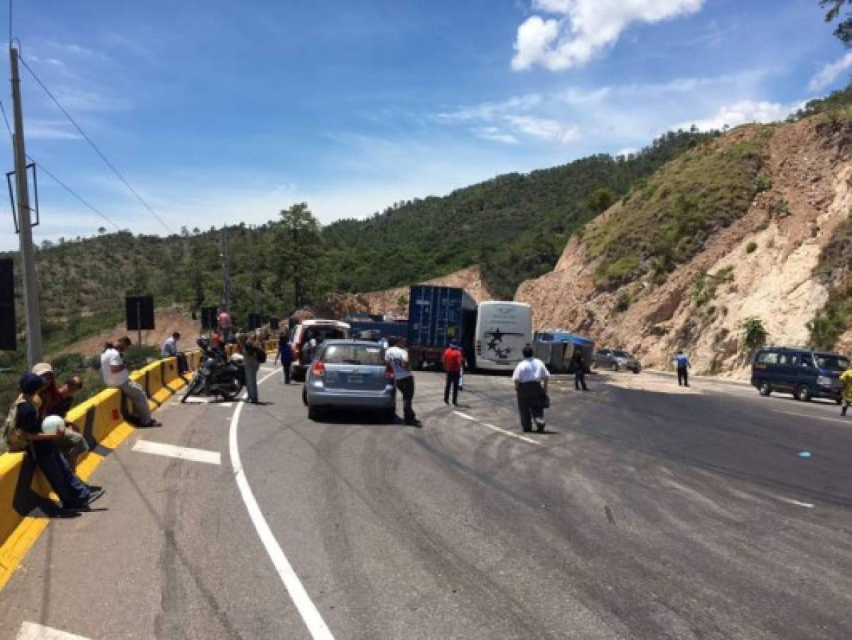 Hedman Alas: Nuestro conductor evitó un peor accidente en la Cuesta de la Virgen