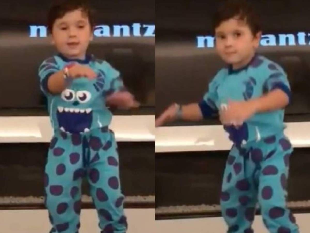 Mateo, el hijo de Messi, baila 'Sexy and I Know It' y enamora a los cibernautas