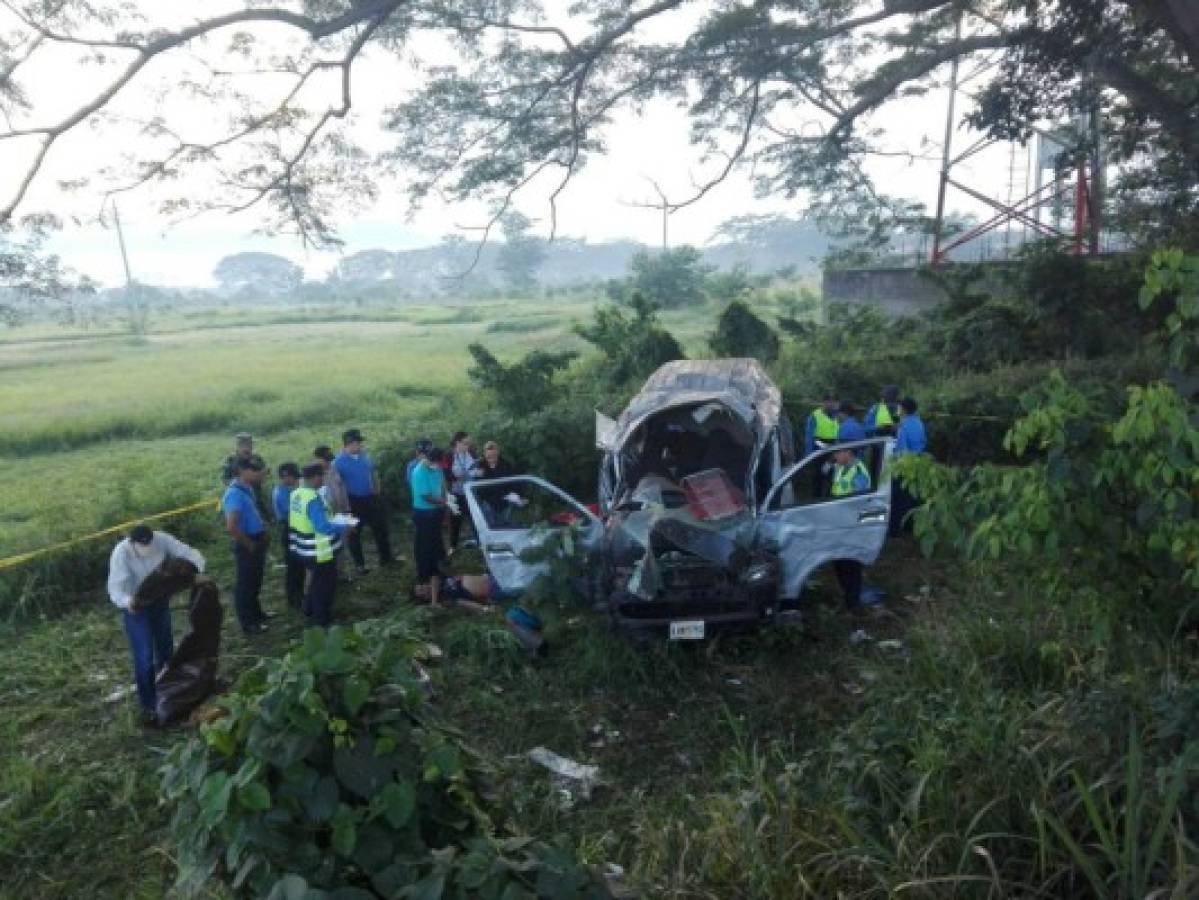 A tres suben los muertos por accidente al norte de Honduras