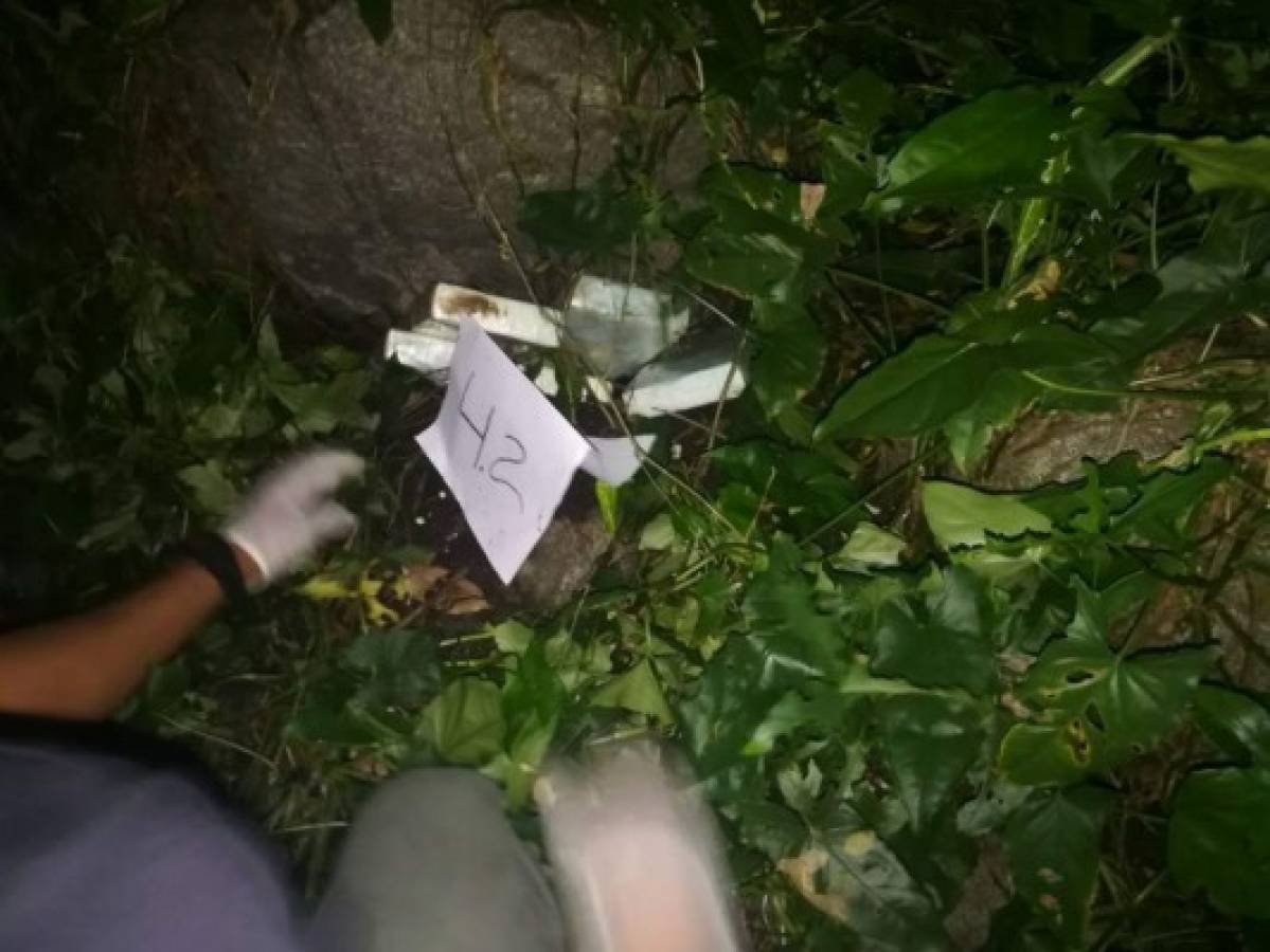 Encuentran 8 kilos de cocaína en un solar baldío de San Pedro Sula, zona norte de Honduras