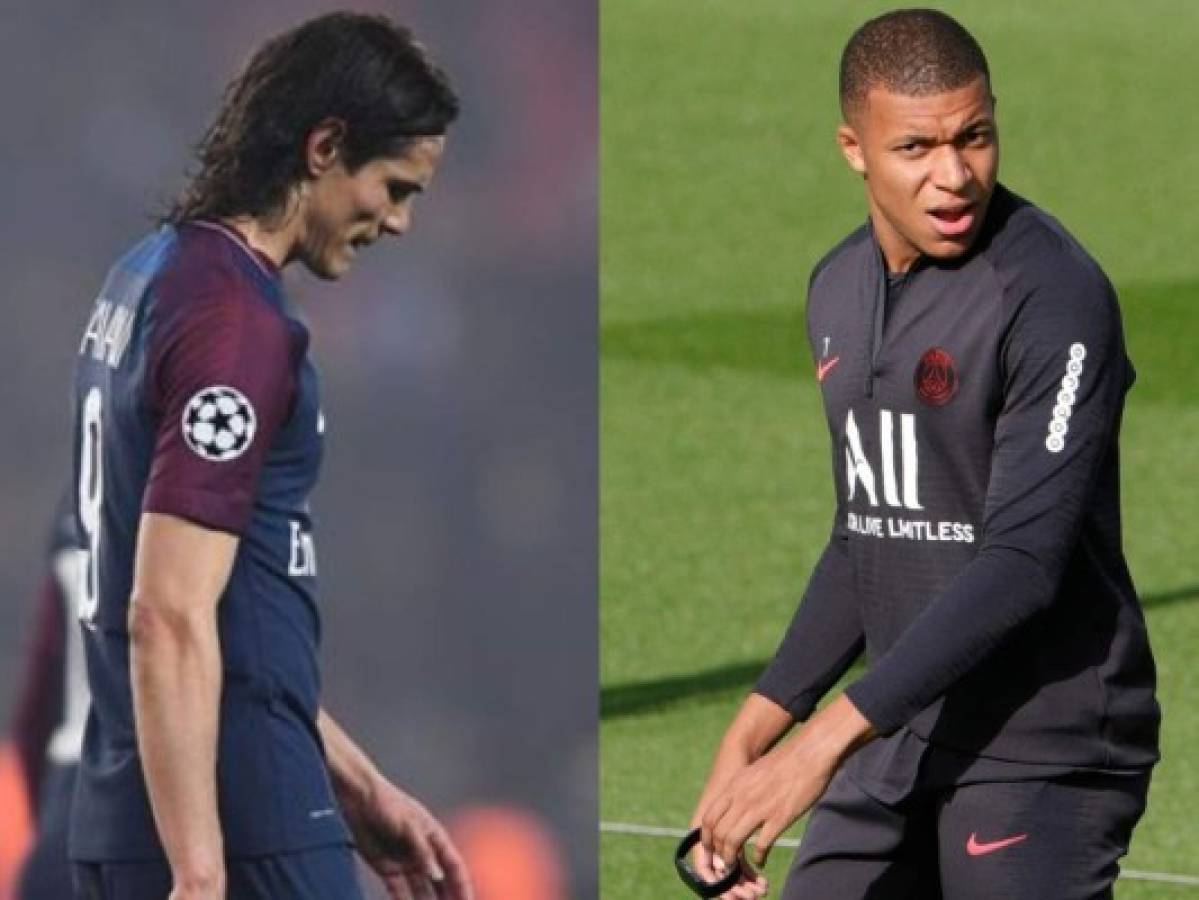 PSG confirma la baja de Mbappé y Cavani frente al Real Madrid  