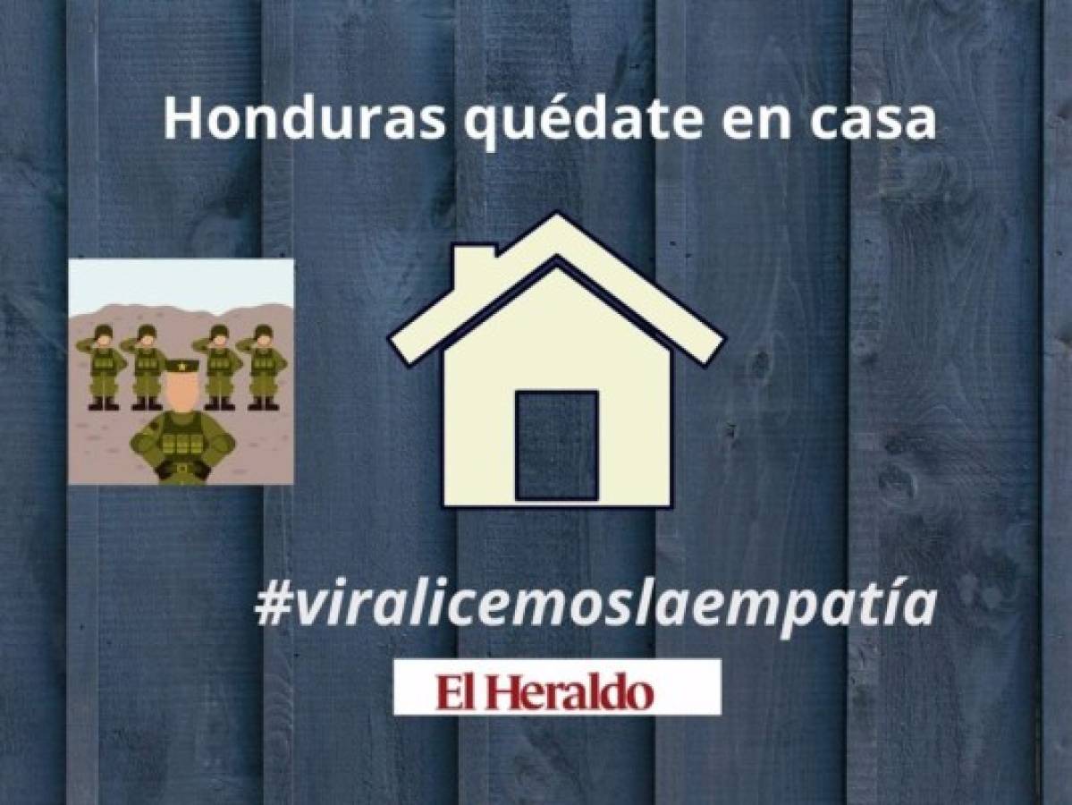 Hondureños se unen a campaña de EL HERALDO y desde casa agradecen a las FF AA