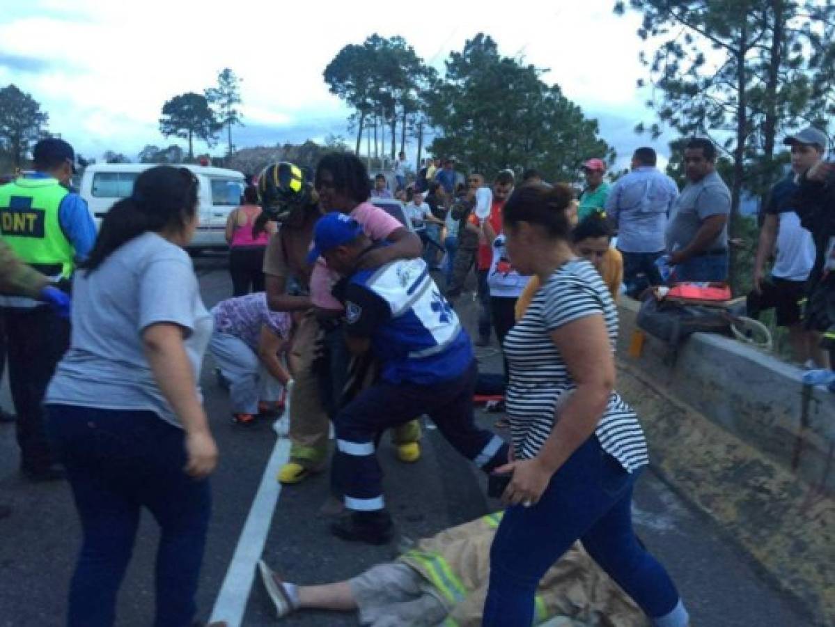 Honduras: Sobreviviente de bus que se fue a abismo relata momentos de horror que vivió