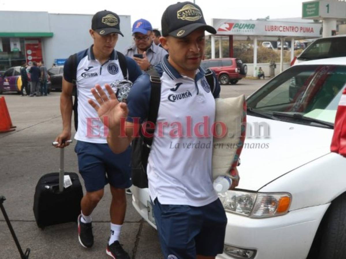 Las imágenes de la salida de Motagua a Puerto Cortés para enfrentar a Platense en la jornada 15