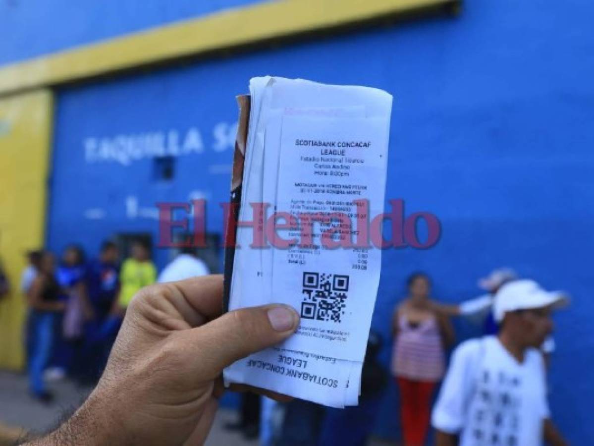 Mercado negro está vendiendo a más del doble los boletos para el Motagua vs Herediano