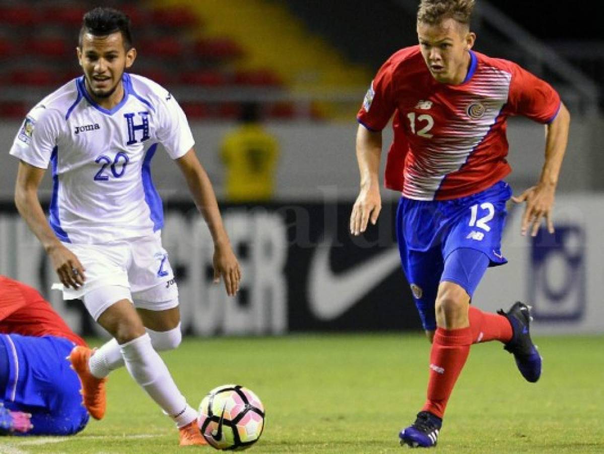 Honduras clasifica al Mundial sub 20 de Corea del Sur tras vencer 1-2 a Costa Rica en San José