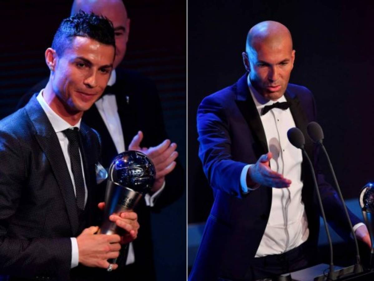Con Ronaldo y Zidane, el Real Madrid arrasa en los premios FIFA