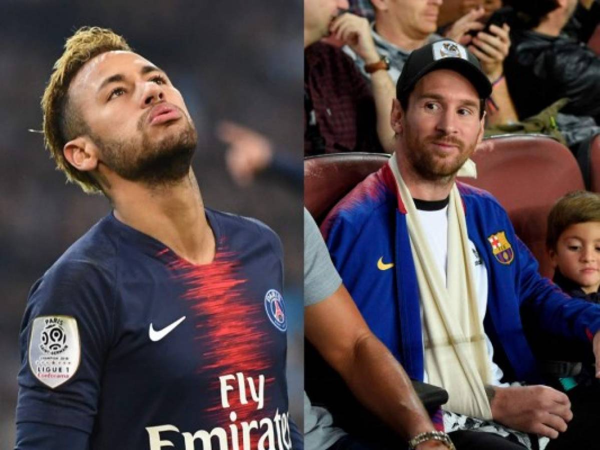Neymar revela que Messi es su 'ídolo' y Cristiano 'un monstruo'