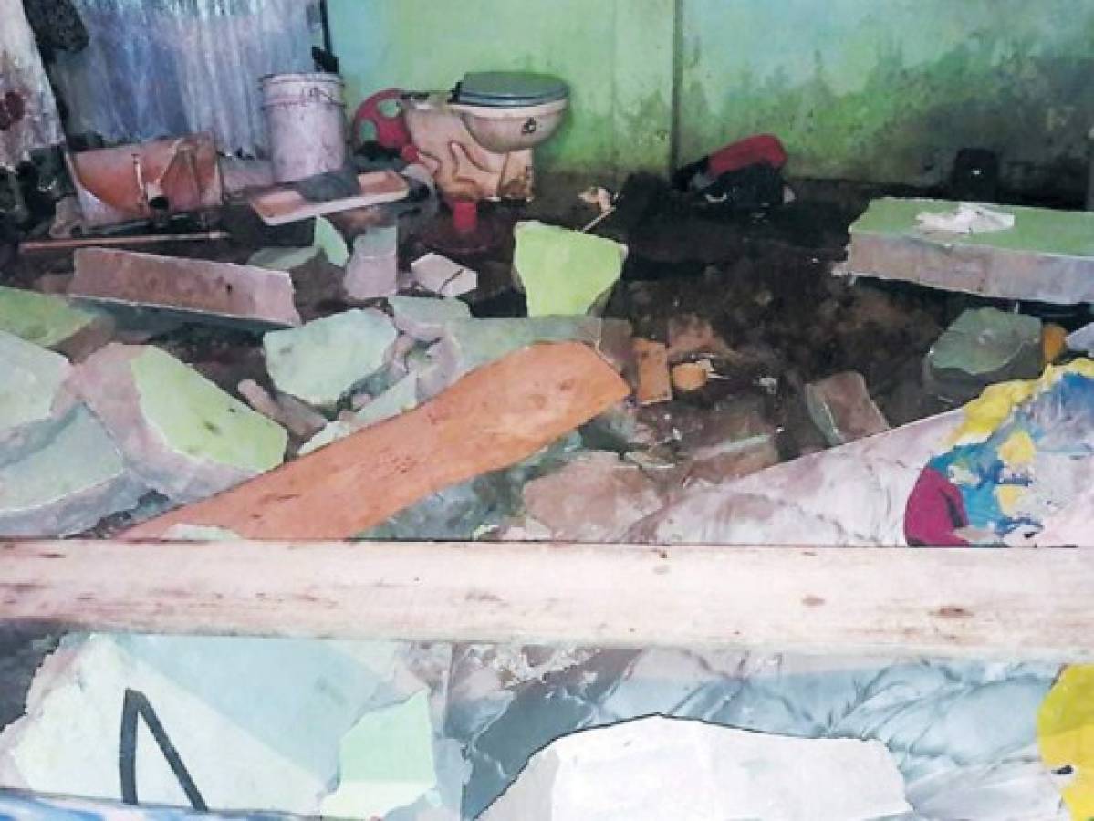 Madre e hija mueren al caerles una pared encima en La Ceiba