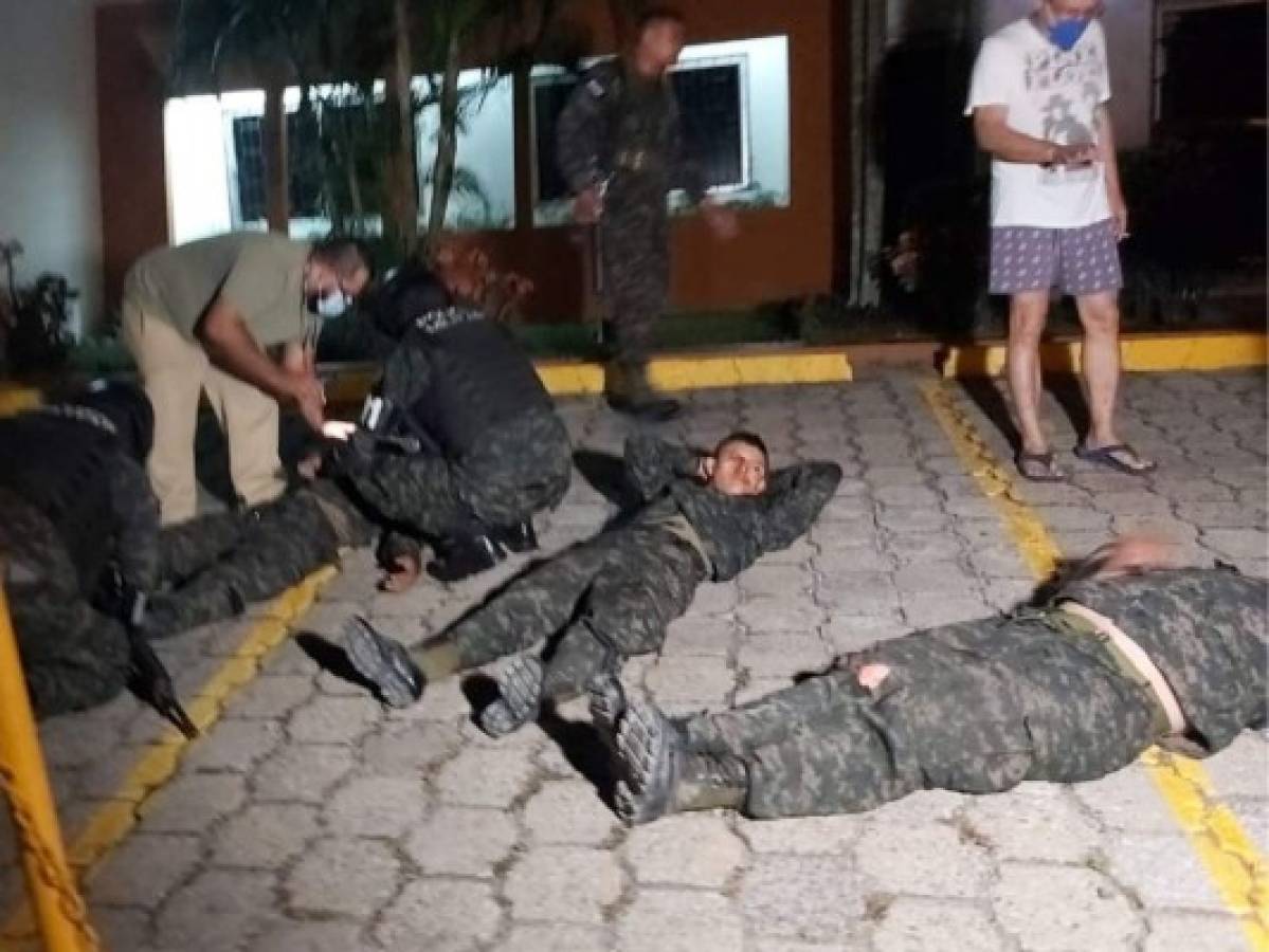 Cuatro militares heridos deja accidente de tránsito en Tegucigalpa