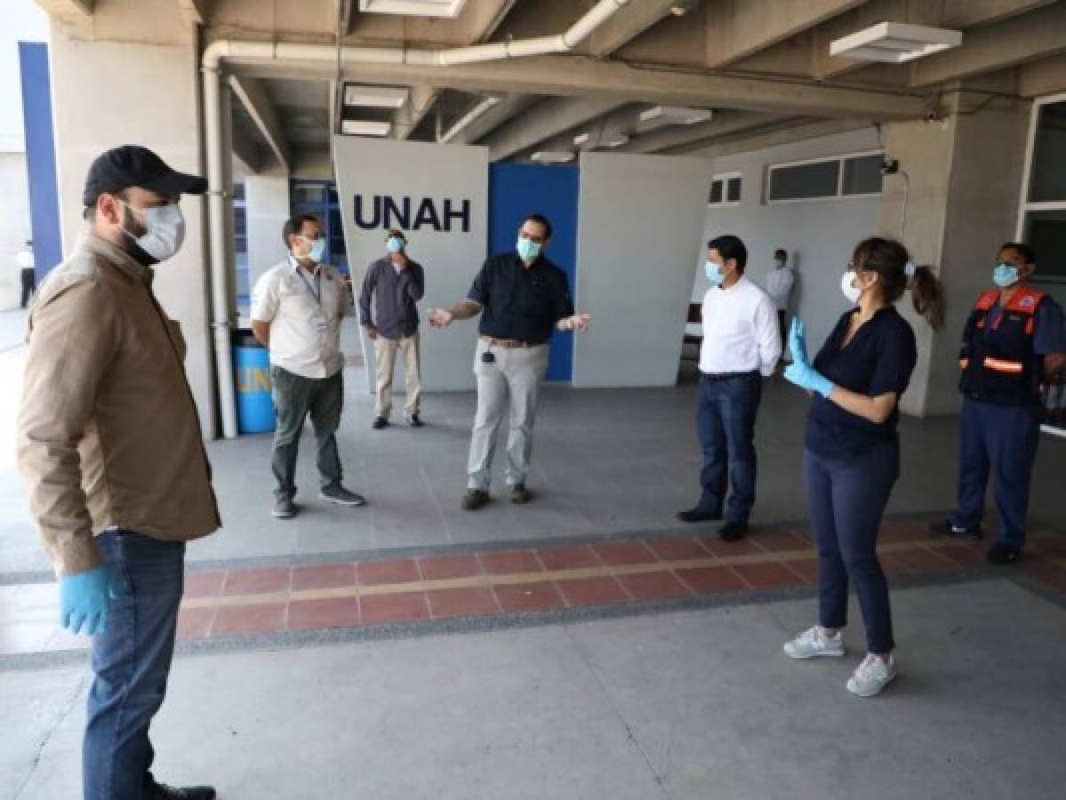 Analizan habilitar Polideportivo de la UNAH para pacientes de Covid-19