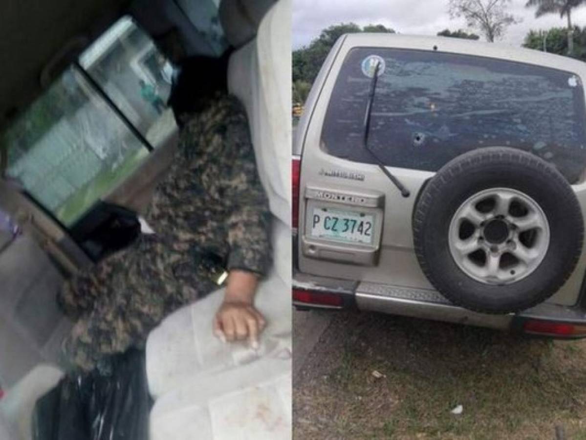 Asaltantes abandonan cadáver de supuesto cómplice que murió tras balacera en Comayagua