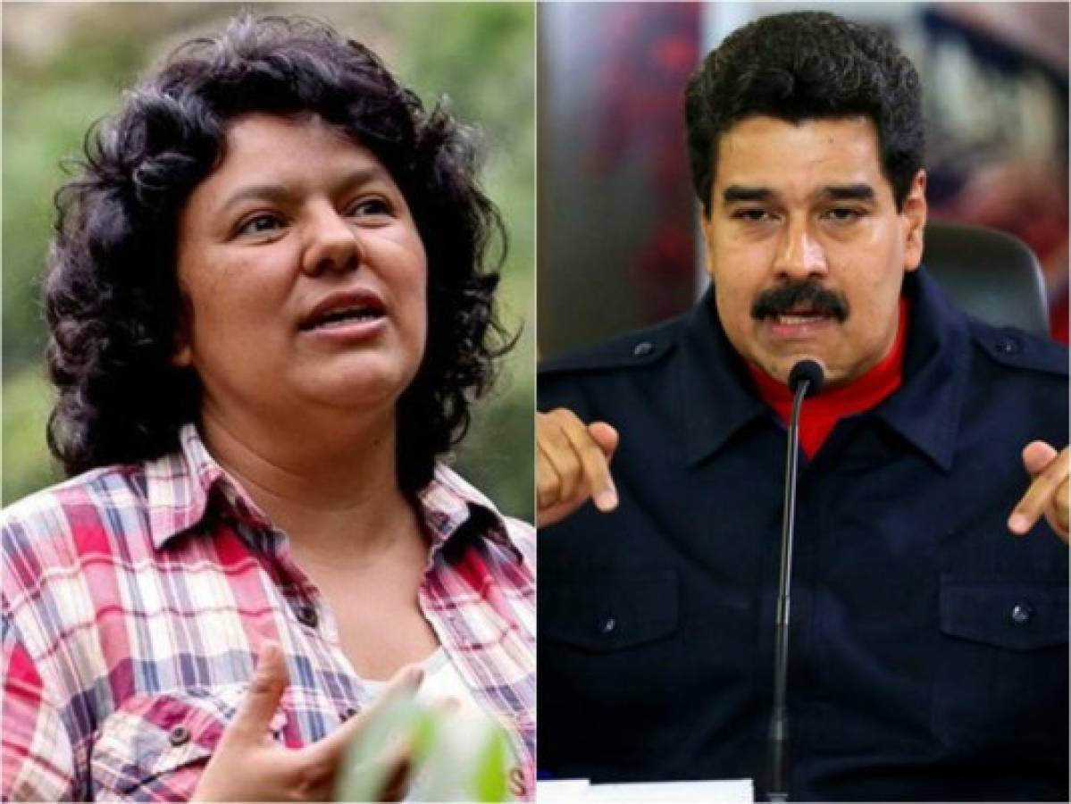 Venezuela: Nicolás Maduro reacciona por muerte de hondureña Berta Cáceres