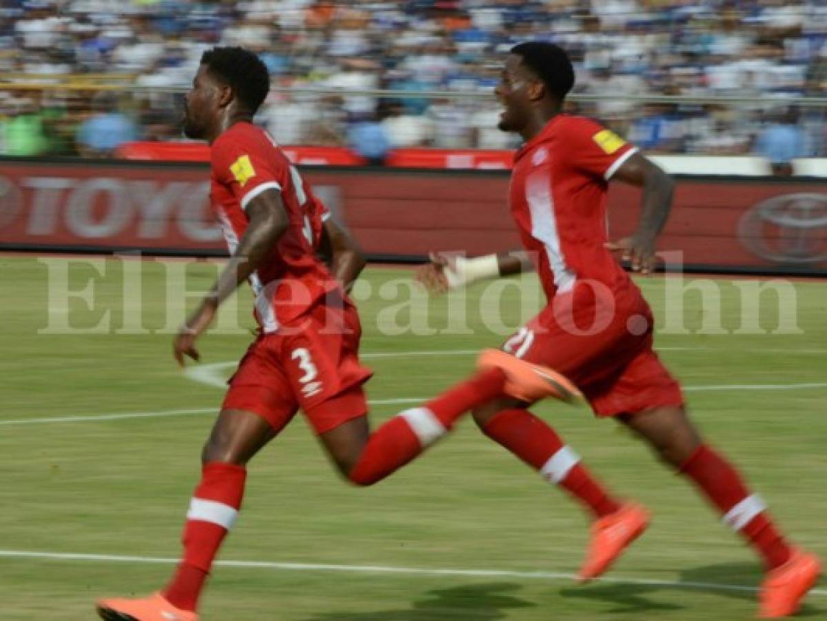 Selección de Honduras da otro paso en firme rumbo a la hexagonal al vencer a Canadá 2-1 en el estadio Olímpico